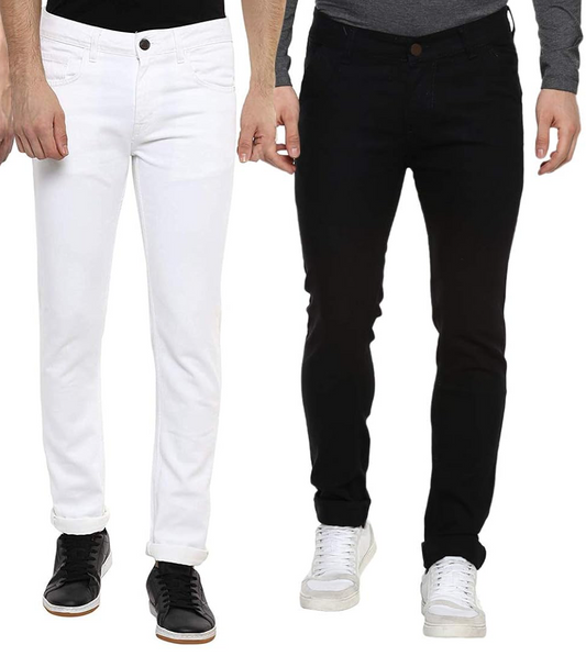 Men Regular fit Mid Rise Jeans Pack of 2